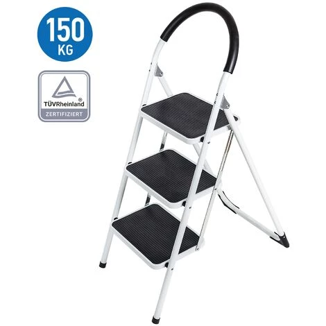 TATKRAFT WONDERWORKER BOLD - ESCABEAU À 3 MARCHES PLIANT EN ACIER - MARCHEPIED ECHELLE PLIABLE - PIEDS ET MARCHES ANTIDÉRAPANTS - TRÈS CO 1 TATKRAFT WONDERWORKER BOLD - ESCABEAU À 3 MARCHES PLIANT EN ACIER - MARCHEPIED ECHELLE PLIABLE - PIEDS ET MARCHES ANTIDÉRAPANTS - TRÈS CO