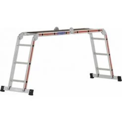 FP Échelle Polyvalente 4x3 Barreaux Avec Plateforme