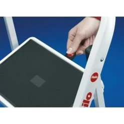 Marchepied Acier Hailo - Hauteur De Travail 2,46 M - 2 Marches