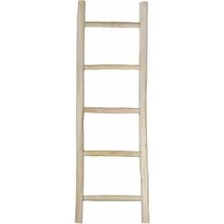 AUBRY GASPARD Échelle En Teck Naturel Beige - Naturel