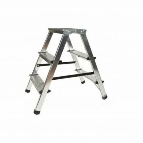 JARDIBRICODECO Escabeau échelle 3 Marches 70 Cm 1 JARDIBRICODECO Escabeau échelle 3 Marches 70 Cm