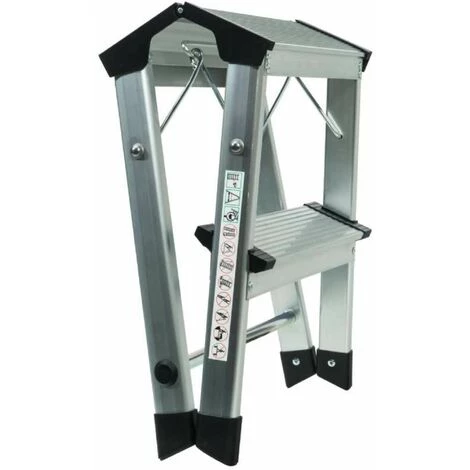 Marchepied Pliable En Aluminium 2 Marches Werkapro Hauteur 40,4cm 2 Marchepied Pliable En Aluminium 2 Marches Werkapro Hauteur 40,4cm – Image 2