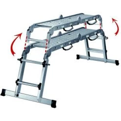 Echelle Télescopique Solucio Multifonctions 4 Positions 4,40m Centaure