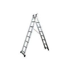 ESCALUX Échelle Transformable 2 Plans 2x10 échelons