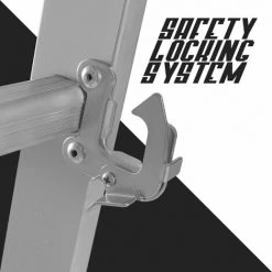 Boudech - RIG-100 Echelle Multifonctionnelle Avec échafaudage Et Plate-forme Antidérapante Avec Main Courante -Pas Cher Échelle Magasin 29405619 5