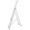 ECHELLE DIRECT - MATISERE Echelle Transformable 3 Plans - Longueur Pliée 2.42m. / Dépliée 5.25m Et 3.83m En Position Escabeau. - 8608