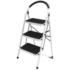 Escabeau / Marche-pied Pliant 3 Niveaux Portée Max 150 Kg BRIXO