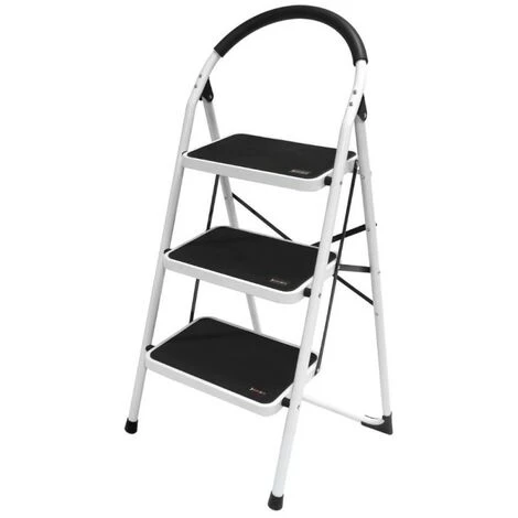 Escabeau / Marche-pied Pliant 3 Niveaux Portée Max 150 Kg BRIXO 1 Escabeau / Marche-pied Pliant 3 Niveaux Portée Max 150 Kg BRIXO