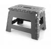 THE HOME DECO FACTORY Marche Pied Pliable Compact Gris - Gris