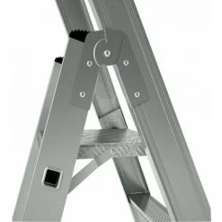 ALVE FORTE Escabeau En Aluminium 3 Marches - 3 Marches -Pas Cher Échelle Magasin 30938691 3