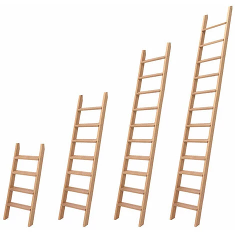 ECHELLE DIRECT - MATISERE Echelle Mezzanine Bois De Longueur 2.75m. - BSMEU-275 2 ECHELLE DIRECT - MATISERE Echelle Mezzanine Bois De Longueur 2.75m. - BSMEU-275 – Image 2