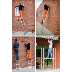 ECHAFAUDAGE DIRECT - MATISERE Echafaudage Pour Escalier : 3.00m Haut. Travail Max - 8507 9 ECHAFAUDAGE DIRECT - MATISERE Echafaudage Pour Escalier : 3.00m Haut. Travail Max - 8507 -Pas Cher Échelle Magasin 3105334 5