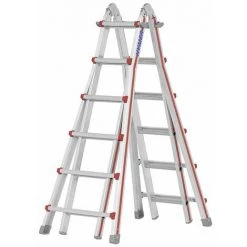 ECHELLE DIRECT - MATISERE Escabeau Double D'une Longueur De 4.00m Déplié Et 1.20m Pliée. - 4042/4x4