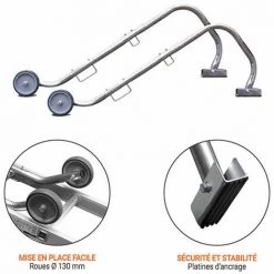 ECHELLE DIRECT - MATISERE Echelle De Couvreur De 2.41m De Longueur: échelle Avec Crochets De Toit. - 8108T 9 ECHELLE DIRECT - MATISERE Echelle De Couvreur De 2.41m De Longueur: échelle Avec Crochets De Toit. - 8108T -Pas Cher Échelle Magasin 3105375 5