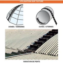 ECHELLE DIRECT - MATISERE Escalier De Toit Souple 1.60 X 0.40m - 320501 -Pas Cher Échelle Magasin 3105383 4