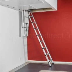 ECHELLE DIRECT - MATISERE Escalier Escamotable Télescopique Pour Une Hauteur De 2.31 à 2.57m - TEL-60324