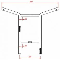 ECHELLE DIRECT - MATISERE Ecarteur De Facade / Ecarteur De Mur Monobloc - 5485 -Pas Cher Échelle Magasin 3105541 3