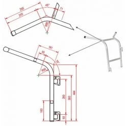 ECHELLE DIRECT - MATISERE Ecarteur De Facade / Ecarteur De Mur Monobloc - 5485 -Pas Cher Échelle Magasin 3105541 4