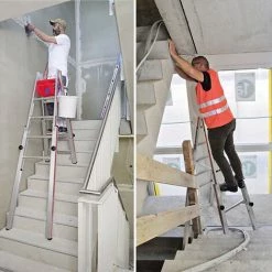 ECHELLE DIRECT - MATISERE Echelle Pour Escaliers Pour Une Hauteur Atteignable De 2.77m. - 4123/2X5 -Pas Cher Échelle Magasin 3105618 4