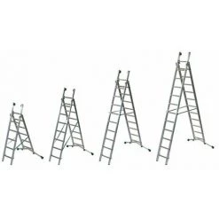 ECHELLE DIRECT - MATISERE Echelle Transformable 2 Plans - Longueur Pliée 2.04m. / Dépliée 3.00m Et 1.94m En Position Escabeau. - P210-2 7 ECHELLE DIRECT - MATISERE Echelle Transformable 2 Plans - Longueur Pliée 2.04m. / Dépliée 3.00m Et 1.94m En Position Escabeau. - P210-2 -Pas Cher Échelle Magasin 3105625 3