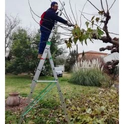 ECHELLE DIRECT - MATISERE Echelle Transformable 3 Plans - Longueur Pliée 2.94m. / Dépliée 6.25m Et 4.20m En Position Escabeau. - P290-3 -Pas Cher Échelle Magasin 3105641 3