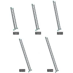 ECHELLE DIRECT - MATISERE Echelle Pour Cage D'escalier - Longueur Fermée 3.99m - Longueur Dépliée 6.82m - 7214/060 -Pas Cher Échelle Magasin 3105651 3