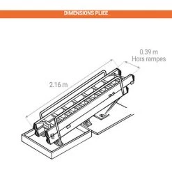 ECHELLE DIRECT - MATISERE Escalier Escamotable 2 Plans - Haut. Du Sol Au Sol Supérieur 3.25m - 306340 -Pas Cher Échelle Magasin 3105691 3