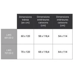 ECHELLE DIRECT - MATISERE Escalier Escamotable Bois - Ouverture Du Plafond De 60 X 120cm - LWS60120-2 -Pas Cher Échelle Magasin 3105696 3