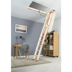 ECHELLE DIRECT - MATISERE Escalier Escamotable Bois - Ouverture Du Plafond De 60 X 130cm - LWL60130-3 -Pas Cher Échelle Magasin 3105764 4