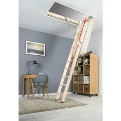 ECHELLE DIRECT - MATISERE Escalier Escamotable Bois - Ouverture Du Plafond De 70 X 130cm - LWL70130-3 -Pas Cher Échelle Magasin 3105765 4