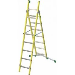 ECHELLE DIRECT - MATISERE Echelle Isolante De 2.64m Fermée Et 4.20m Ouverte. - V260-2