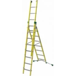 ECHELLE DIRECT - MATISERE Echelle Isolante De 1.94m Fermée Et 4.20m Ouverte. - V210-3