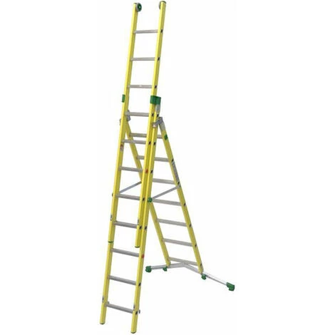 ECHELLE DIRECT - MATISERE Echelle Isolante De 1.94m Fermée Et 4.20m Ouverte. - V210-3 1 ECHELLE DIRECT - MATISERE Echelle Isolante De 1.94m Fermée Et 4.20m Ouverte. - V210-3