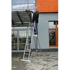 ECHELLE DIRECT - MATISERE Echelle Transformable 2 Plans - Longueur Pliée 4.00m. / Dépliée 6.83m Et 3.79m En Position Escabeau. - 7514 -Pas Cher Échelle Magasin 3106021 4