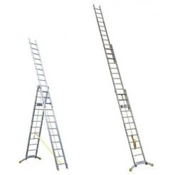 ECHELLE DIRECT - MATISERE Echelle Transformable 3 Plans - Hauteur De Travail Max. 8.24m - TRC312