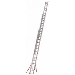 ECHELLE DIRECT - MATISERE Echelle Coulissante 3 Plans 9.80m Dépliée Et 4.20m Pliée - 3x14 Barreaux - Référence- 6261/3x14 - 626142