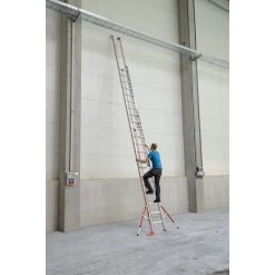 ECHELLE DIRECT - MATISERE Echelle Coulissante 3 Plans 9.80m Dépliée Et 4.20m Pliée - 3x14 Barreaux - Référence- 6261/3x14 - 626142 8 ECHELLE DIRECT - MATISERE Echelle Coulissante 3 Plans 9.80m Dépliée Et 4.20m Pliée - 3x14 Barreaux - Référence- 6261/3x14 - 626142 -Pas Cher Échelle Magasin 3106052 4