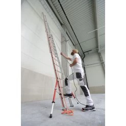 ECHELLE DIRECT - MATISERE Echelle Coulissante 3 Plans 11.45m Dépliée Et 4.75m Pliée - 3x16 Barreaux - Référence- 6261/3x16 - 626148 7 ECHELLE DIRECT - MATISERE Echelle Coulissante 3 Plans 11.45m Dépliée Et 4.75m Pliée - 3x16 Barreaux - Référence- 6261/3x16 - 626148 -Pas Cher Échelle Magasin 3106053 3