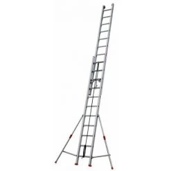 ECHELLE DIRECT - MATISERE Echelle Coulissante 2 Plans Aluminium à Corde - Longueur D'échelle Pliée De 5.03m Et 8.91m Dépliée. - R50-2