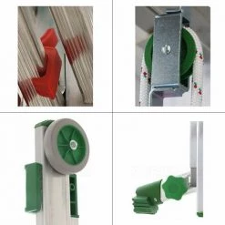 ECHELLE DIRECT - MATISERE Echelle Coulissante 2 Plans 5.10m Dépliée Et 3.24m Pliée - P320-2F -Pas Cher Échelle Magasin 3106060 5