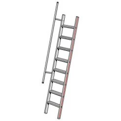 ECHELLE DIRECT - MATISERE Main Courante De 3.75m Pour Echelle Simple - 51402