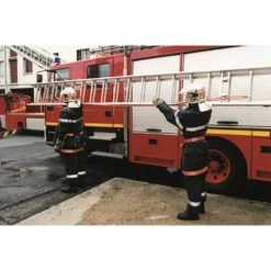 ECHELLE DIRECT - MATISERE Echelle Pompier - Coulissante 3 Plans - 8.50m Dépliée / 3.50m Pliée - 4350/SPG -Pas Cher Échelle Magasin 3106120 4