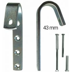 ECHELLE DIRECT - MATISERE Paire De Crochets<br>Ouverture De 43mm - HYM54013