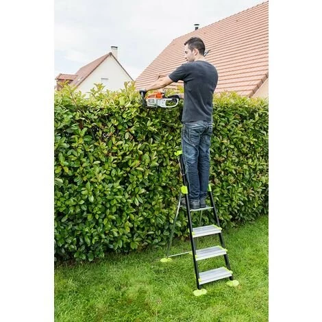 ESCABEAU CENTAURE À MARCHES RIVETÉES GARDEN STEP 5 MARCHES - 209205-- 3 ESCABEAU CENTAURE À MARCHES RIVETÉES GARDEN STEP 5 MARCHES - 209205-- – Image 3