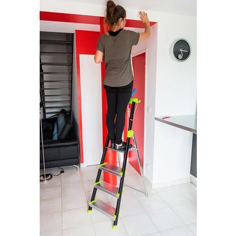 ESCABEAU CENTAURE À MARCHES RIVETÉES GARDEN STEP 5 MARCHES - 209205-- 4 ESCABEAU CENTAURE À MARCHES RIVETÉES GARDEN STEP 5 MARCHES - 209205-- – Image 4