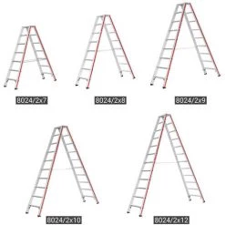 ESCABEAU DIRECT - MATISERE Escabeau Double Accès 2x3 Marches - 8024/2x3 -Pas Cher Échelle Magasin 3140857 5