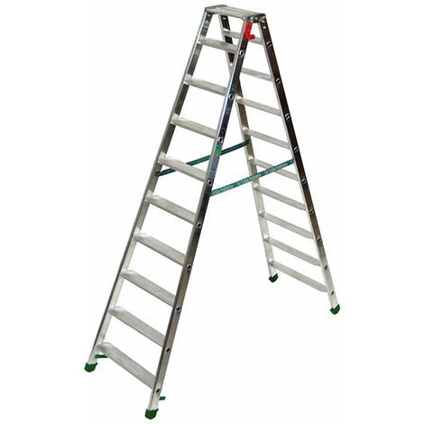 ESCABEAU DIRECT - MATISERE Escabeau 2x6 Marches Double Accès - D5 1 ESCABEAU DIRECT - MATISERE Escabeau 2x6 Marches Double Accès - D5