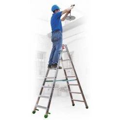 ESCABEAU DIRECT - MATISERE Escabeau 2x6 Marches Double Accès - D5 9 ESCABEAU DIRECT - MATISERE Escabeau 2x6 Marches Double Accès - D5 -Pas Cher Échelle Magasin 3140866 5