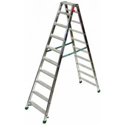 ESCABEAU DIRECT - MATISERE Escabeau 2x9 Marches Double Accès - D8