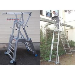 PLATEFORME DIRECT - MATISERE PIRL De 6 à 9 Marches - Hauteur De Travail Max. 4.20m - PIRC250 -Pas Cher Échelle Magasin 3140874 5